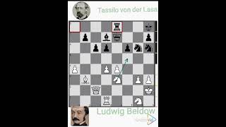 Ludwig Beldow vs Tassilo von der Lasa year 1839 [upl. by Tehcac]