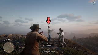 What happens if you kill the chelonian preacher in We Loved Once and True II  RDR2 [upl. by Bostow619]