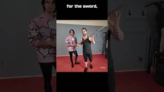 Can you Kick someone in a Sword Fight sword martialarts fencing [upl. by Breskin213]