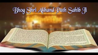 🔴LiveBhog Shri Akhand Path Sahib JiNirmal Kutia Jandiala Manjki [upl. by Harty802]