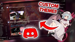 custom discord theme tutorial  custom background fonts etc  discord customization tutorial 2022 [upl. by Nehgam299]