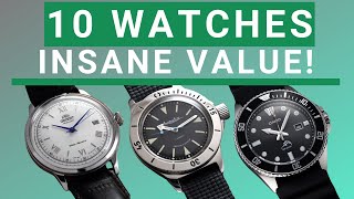 10 Of The Best Watches Under 200 Unbelievable Value [upl. by Eelahc]