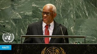 🇭🇹 Haiti  President Addresses United Nations General Debate 79th Session  UNGA [upl. by Anaoj]