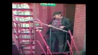 Fred Dibnah Felling Rugby Mill Chimney In Oldham [upl. by Nodnahs325]