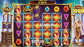 GATES OF OLYMPUS 1000 INSANE SPIN 25X 10X MULTIPLIER HIT CROWNS EPIC WIN BONUS BUY ONLINE CASINO [upl. by Laurent]