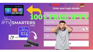 HOW TO GET FREE lPTV SMARTERS PRO LOGIN 2024 [upl. by Ellierim587]