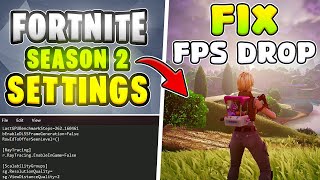 How To Get More Fps in Fortnite Chapter 5 Season 2 ✅  FPS Drop Lag Fix  FPS Boost Settings [upl. by Papotto]