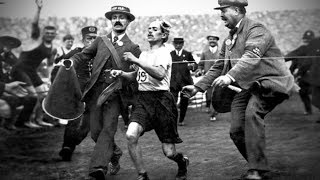 La storia di DORANDO PIETRI che perse vincendo la MARATONA di LONDRA alle OLIMPIADI del 1908 [upl. by Zetes]