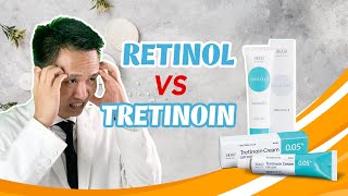 RETINOL VS TRETINOIN trong TRỊ MỤN  Retinoids nào giành chiến thắng  Dr Hiếu [upl. by Demaggio239]