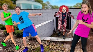 We CAUGHT the CLOWN living under CARTER SHARERs HOUSE [upl. by Wilona245]