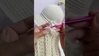 Handmade crochet hat stitchcrochetwinterhat crochetpatterns [upl. by Elleina]