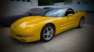 Rare 5400 Mile One Owner 2003 Corvette 50th Anniversary Coupe For Sale6 SpeedMillennium Yellow [upl. by Kahcztiy]