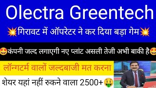 Olectra Greentech share latest news today • Olectra Greentech share targets for tomorrow [upl. by Alyakem555]