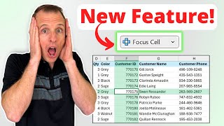 NEW Excel Update Focus Cell [upl. by Behre]