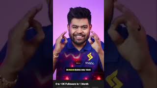 0 Followers Se 10k Followers seekho ke sathfollowersinstagram trending viralvideo [upl. by Anailuig]