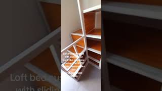 Loft bed customize singapore loftbed home loftbeddesign [upl. by Elacsap]