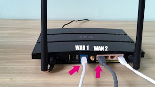 Dual WAN with Omada Routers  Just One Click and Save [upl. by Adnawot]