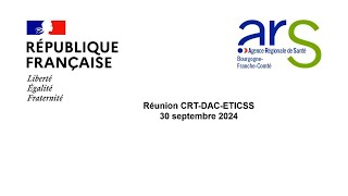 CRTDAC  webinaire régional septembre 2024 [upl. by Sipple873]