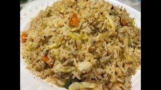 Chicken fried Rice Recipe  Restaurant Style Chinese RiceHow To Make Chinese Rice Urdu Hindi [upl. by Julietta]