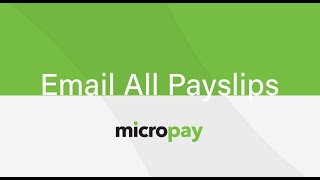 Emailing ALL payslips [upl. by Boote714]