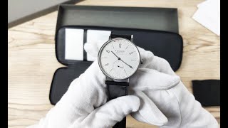 Nomos Glashütte Tangente Neomatik 41 Update Ref 180 Unboxing [upl. by Laura]