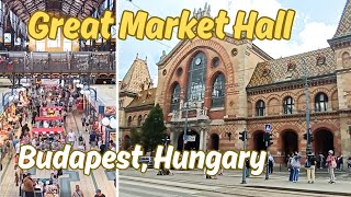 TOUR INSIDE CENTRAL MARKET HALL OF BUDAPEST HUNGARY  MUST SEE ATTRACTION travel tour hungary [upl. by Cindee178]