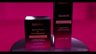 Hana Beautys Collagen Boosting Toner and Collagen Boosting Cream [upl. by Inaliel]