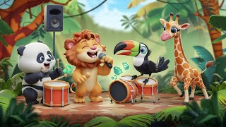 Baby Toons Jungle Band  The Best Music Adventure for Kids  A Friendship Story For Kids [upl. by Kcirrek]