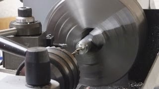 Machining 7075 aluminum spacers Mini Lathe [upl. by Suhail]