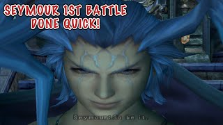 How to Beat Seymour 1st Battle Easily  Final Fantasy X PS2 [upl. by Rooke]