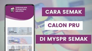 Cara Semak Nama Calon Dan Parti Diwakili Pada Pilihan Raya Di MySPR Semak  Parlimen ADUN PRU 15 [upl. by Roque905]