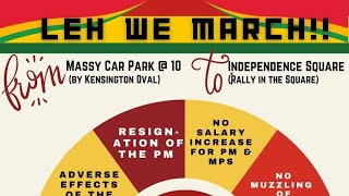 OPPOSITION LEH WE MARCH THIS SATURDAY MARCH 23rd 10am MASSY CAR PARK KENSINGTON [upl. by Haduj]