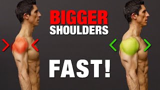 How to Get Bigger Shoulders Fast JUST DO THIS [upl. by Kristine870]