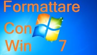 Formattare un pc con windows 7 by Paolo Brada DIY [upl. by Ahsiekyt]