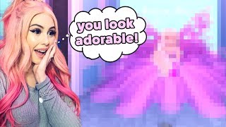 LEAH ASHE GAVE ME A ROBLOX PRINCESS MAKEOVER Royale High Roleplay [upl. by Einhapets]