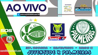 JUVENTUDE X PALMEIRAS  BRASILEIRÃO BETANO 2024  30ª RODADA  AO VIVO Simulação no eFOOTBALL [upl. by Eatnoed97]