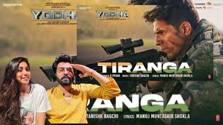 YODHA Tiranga Song Sidharth Malhotra Raashii Khanna  Tanishk Bagchi B Praak  Manoj Muntashir [upl. by Toft]