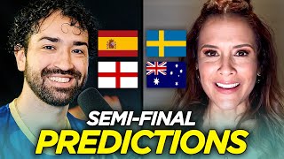 FIFA Womens World Cup SemiFinal PREVIEW amp PREDICTIONS 🏆 feat adrianamonsalve [upl. by Perseus]