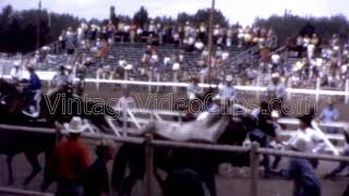 1972 Rodeo in Cheyenne Wyoming  Vintage Bull amp Bronco Riding [upl. by Nagey65]