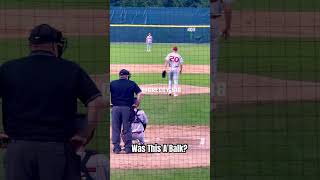 Was this a balk baseball umpire sports [upl. by Yesllek27]