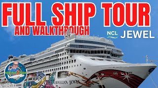 Norwegian Jewel Full Ship Tour 2024 Everything You Need To Know [upl. by Yreffej339]