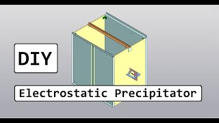 DIY Air Purifier  DIY Electrostatic Precipitator  электрофильтр [upl. by Itoyj]