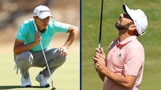 Highlights  Collin Morikawa vs Sergio Garcia  Round 2  WGCDell Match Play  2022 [upl. by Anehs]