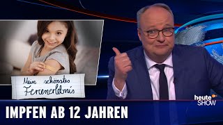 Kinder dürfen jetzt geimpft werden – fehlt bloß noch der Impfstoff  heuteshow vom 28052021 [upl. by Buna]