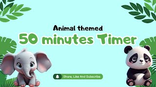 50 Mins Countdown Timer for Kids with Music for Classroom Dance Learn Study Play [upl. by Earesed684]