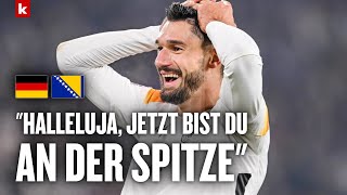 Kleindienst über steilen Aufstieg quotHalleluja jetzt bist du an der Spitzequot  Deutschland  Bosnien [upl. by Chicoine]