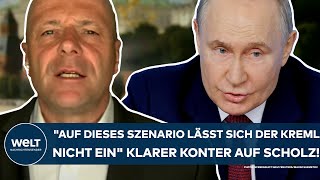 PUTINS KRIEG quotAuf dieses Szenario lässt sich der Kreml nicht einquot Russen kontern klar auf Scholz [upl. by Naired]