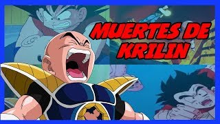 Todas las MUERTES DE KRILIN 💀 Canon en Dragon Ball [upl. by Jolyn677]