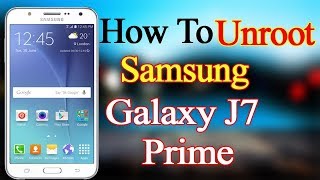 How to unroot samsung j7 mobile amp Any Sumsung Device [upl. by Leorsiy457]