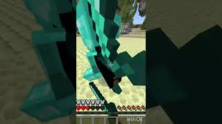 Minecraft PvP bedrock edition in java edition shorts youtubeshorts freefire gaming [upl. by Euqor]